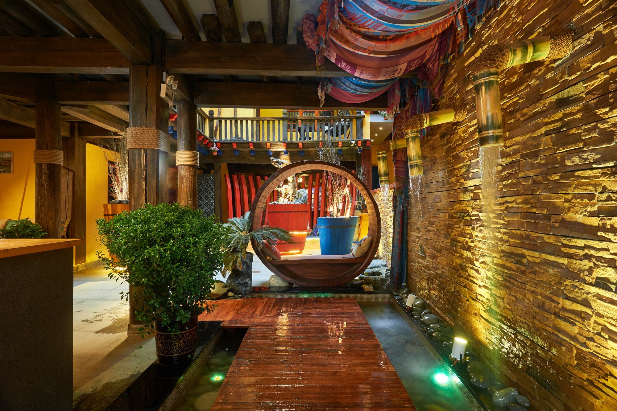 Jiumi Snow Mountain Original Art Hotel Shangri-La Luaran gambar
