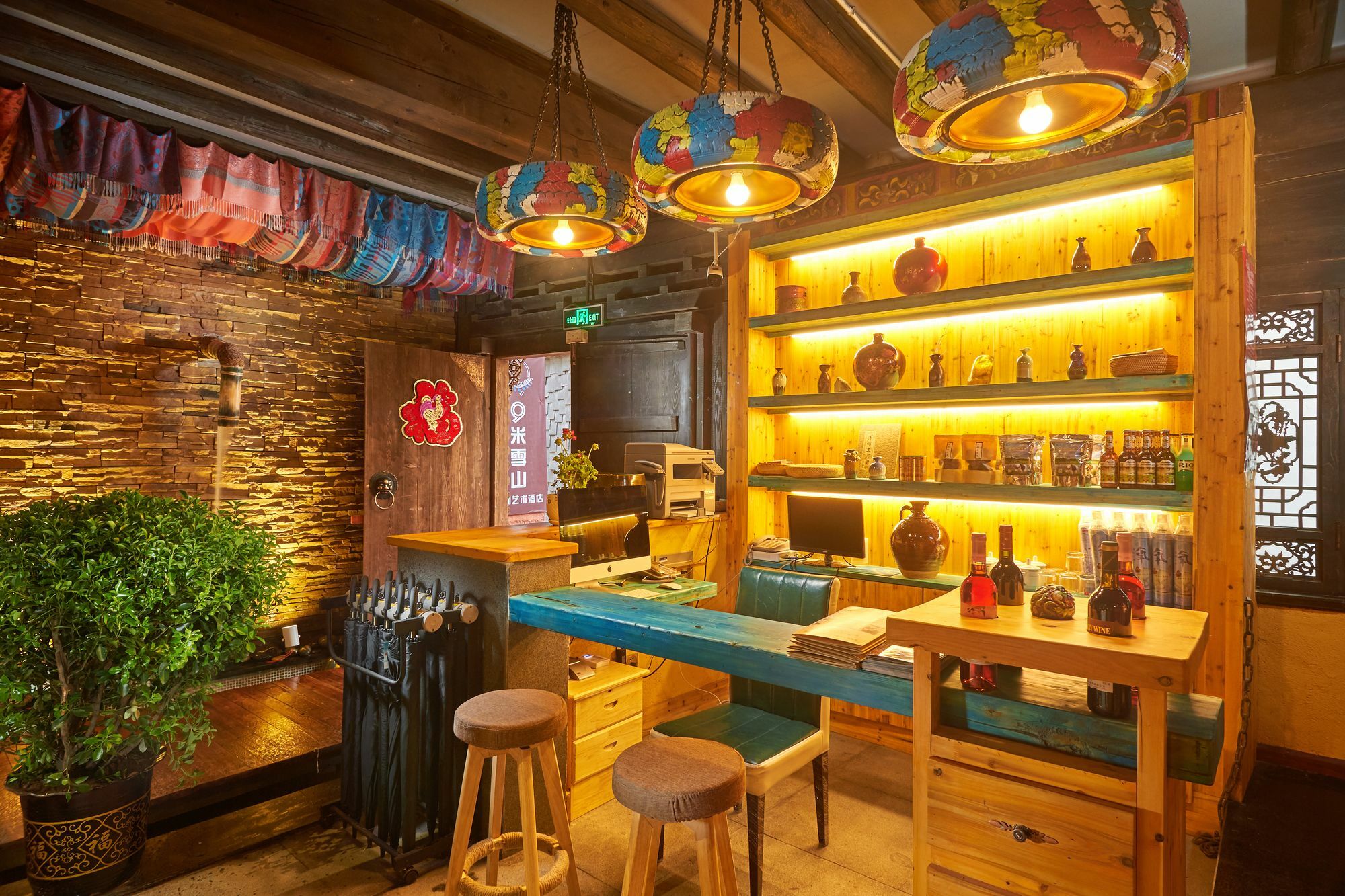 Jiumi Snow Mountain Original Art Hotel Shangri-La Luaran gambar